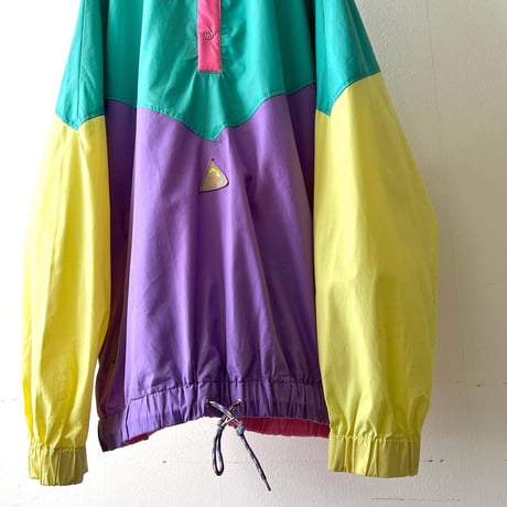 80-90's Crazy Pattern Cotton Pullover