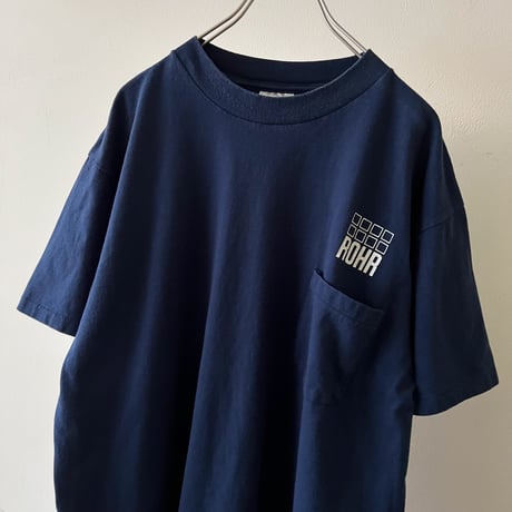 90's ONEITA Back Print Design Pocket Tee (made in USA)