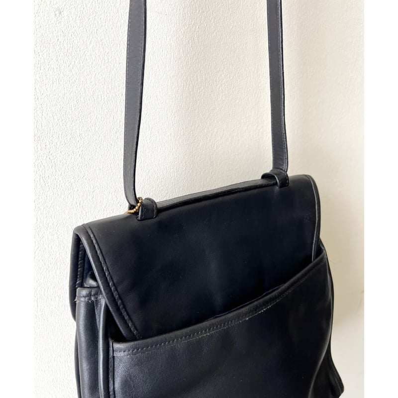 90's Old COACH Square Shoulder Bag (made in USA