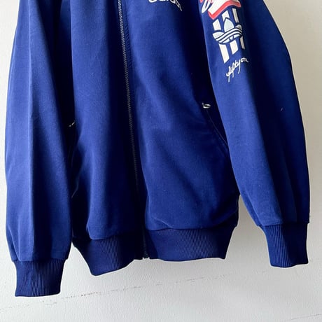 90's  adidas "the world of sport one" Velours Track JKT