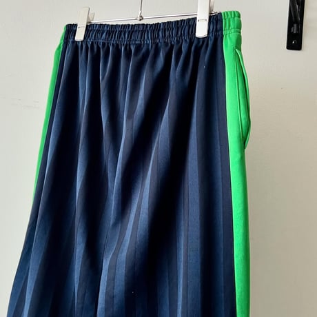 "remake" Drawstring Line Design Long Track Skirt