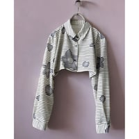 Vintage Scarf Pattern  Short Remake Blouse