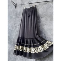 Embroidery Design Maxi Skirt