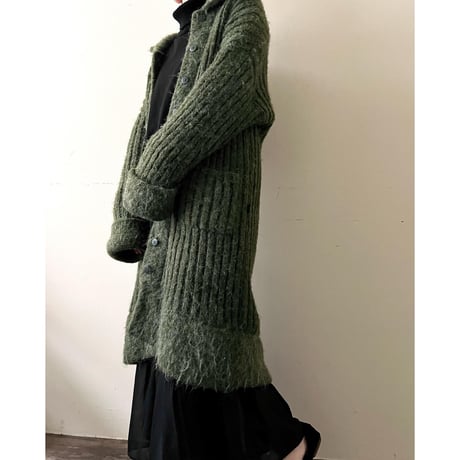 PERUVIAN TRADING Shaggy Knit Long Cardigan