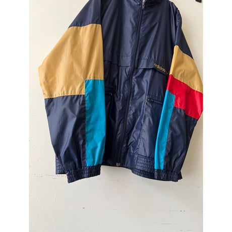 80-90's adidas Logo Print Nylon JKT
