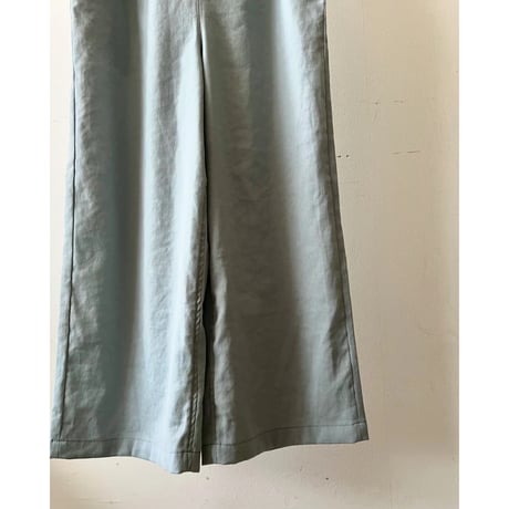 Mint Color Linen Overalls