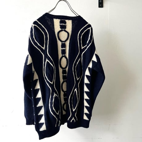 Vintage 3D Pattern Knit