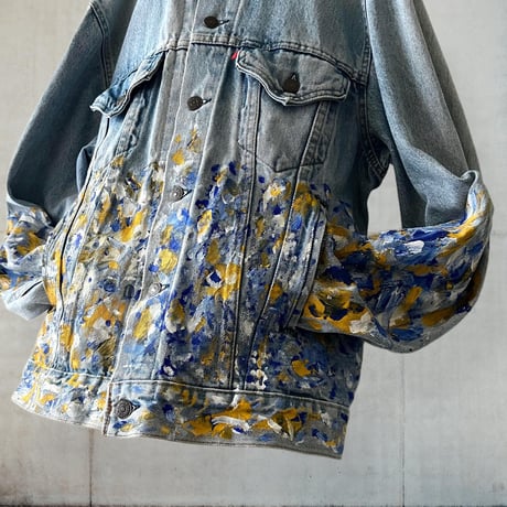 90's Levi's 70506-0214 "Painted Remake" Trucker JKT (made in USA)