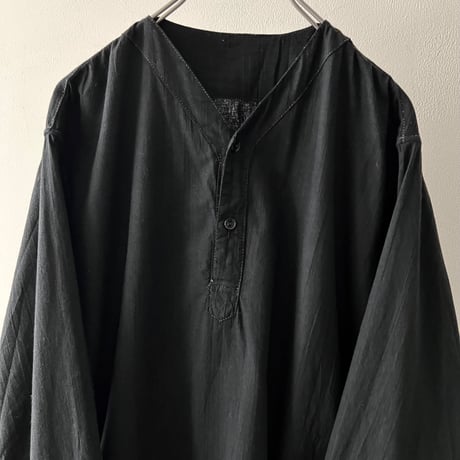 80's USSR ARMY Sleeping Pullover (deadstock) "Blach Dyed Remake"