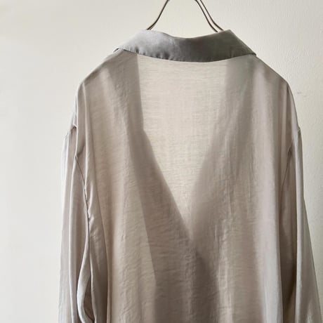 Greige Color Sheer Shirt JKT