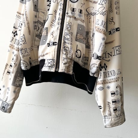 80-90's TAIL Classic Golf Pattern Zip JKT (made in USA)
