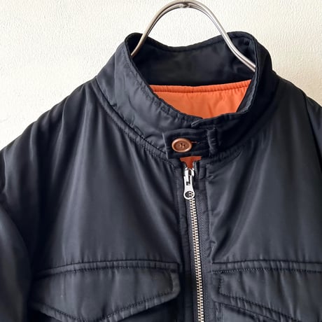MA-1 type Cloth Zip up Shirt JKT