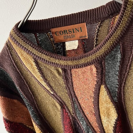 90-00's Euro 3D Knit Sweater (made in Italy)
