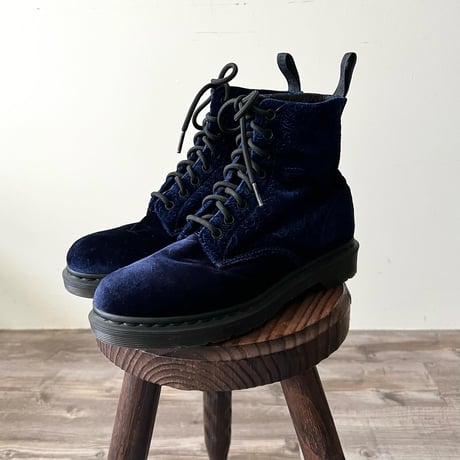 Dr.Marten's Paisley Pattern Velours 8eye Boots