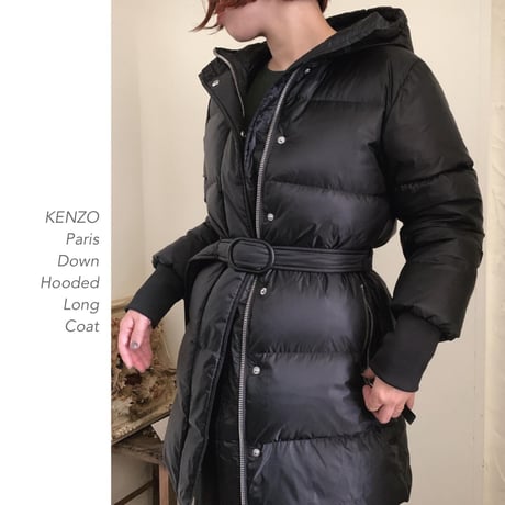 KENZO Paris Down Hooded コート