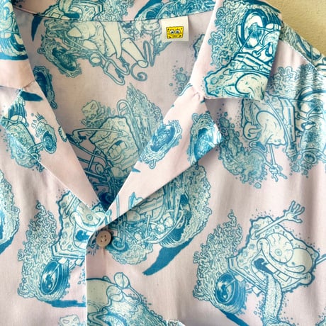 Sponge Bob Rat Fink Like Pattern Shirt