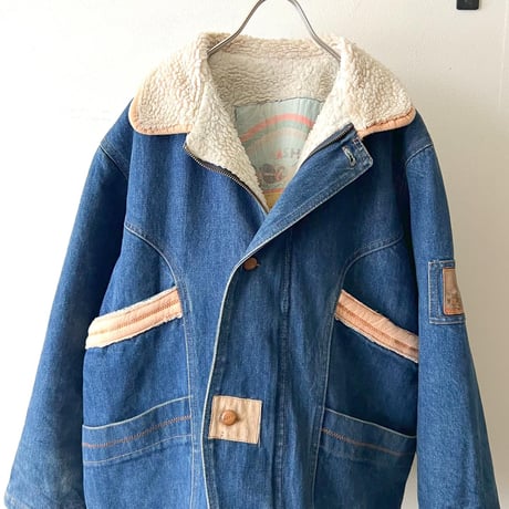 80-90's Euro Boa Denim JKT (made in Italy)