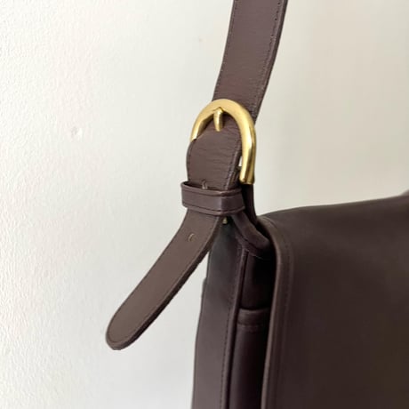 Old Coach Flap Design Shoulder Bag (made in USA)