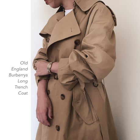90's England Burberrys Longトレンチコート