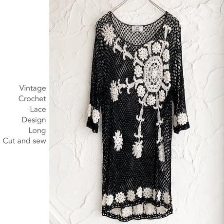 Embroidery Design Crochet Laceカットソー