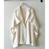 Rayon Over Silhouette Half Sleeve Shirt JKT