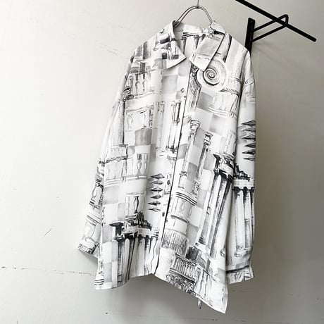 Vintage Art Pattern Shirt Blouse