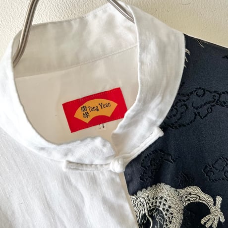 Dragon Design Linen China Shirt JKT
