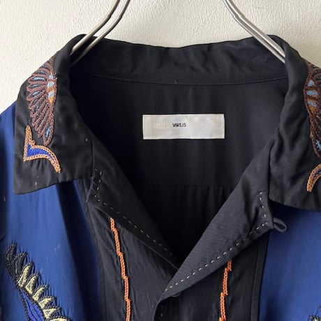TOGA VIRILIS Rayon Embroidery Shirt (size:48)