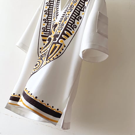 Vintage Geometric Pattern H/S Pullover