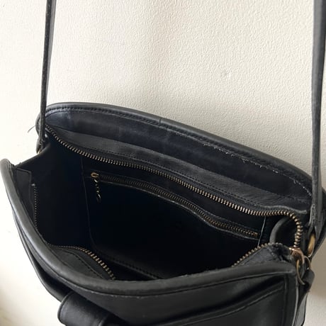 90's OLD COACH Leather Shoulder Bag ( made in USA )