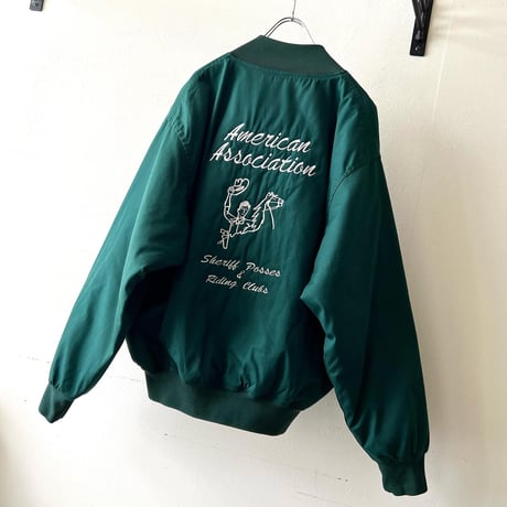90's Embroidery Back Design JKT (made in USA)