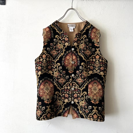 US Vintage Goblin Pattern Vest (made in USA)