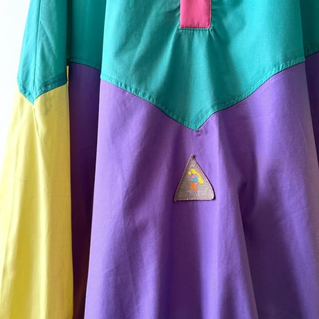 80-90's Crazy Pattern Cotton Pullover