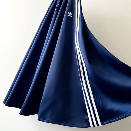 adidas 3-Lines Design Satin Long Skirt