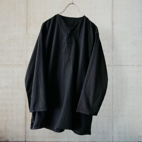80's USSR ARMY Sleeping Pullover (deadstock) "Blach Dyed Remake"