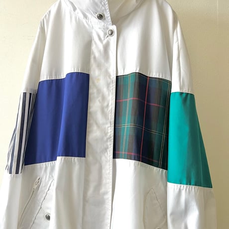80-90's Switch Design Big Collar Nylon JKT