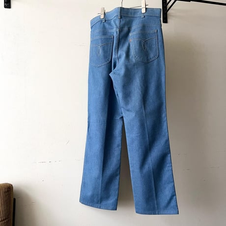 70-80's Levi's for men with a skosh more comfort Embroidery Logo Straight Denim Pants (made in USA)