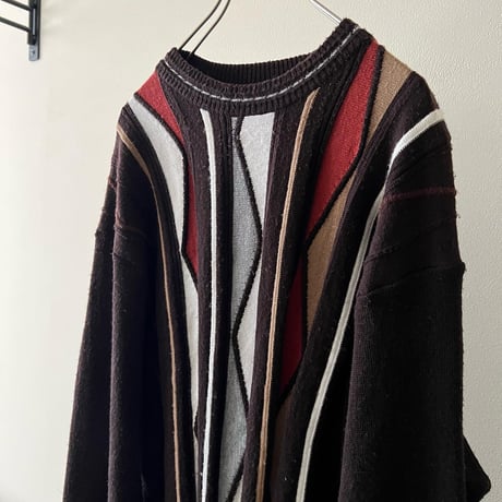 80-90's 3D and Pattern Knit