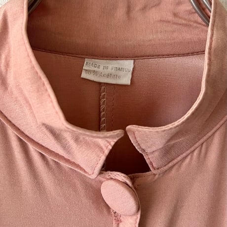 Euro Vintage Layered Design Dolman Sleeve Dress (made in France)