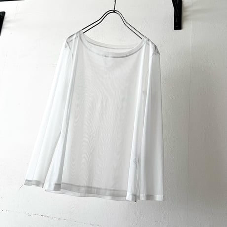 ISSEY MIYAKE Round Neck Sheer Cut and sewn
