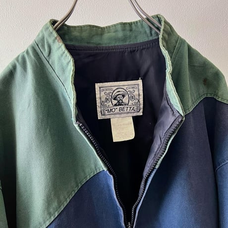90's MO BETTA Switch Design Zip-up Duck JKT (made in USA)