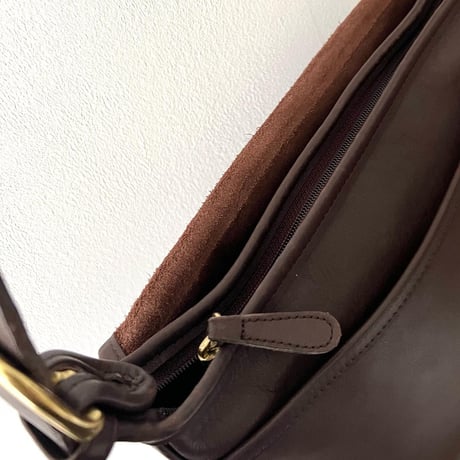 Old Coach Flap Design Shoulder Bag (made in USA)