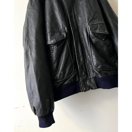 80-90's Euro A-2 type Leather JKT