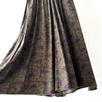 Vintage Paisley Pattern Long Skirt