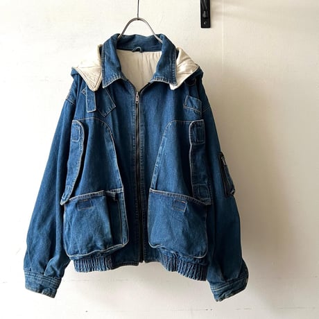 80-90's Big Pocket Design Denim JKT