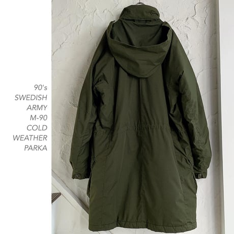 90's SWEDISH ARMY M-90 COLD WEATHERパーカー