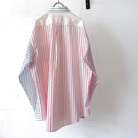 90's Brooks Brothers Crazy Pattern Stripes Cotton Shirt