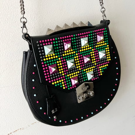SALAR milano Studs Design 2way Chain Shoulder Bag
