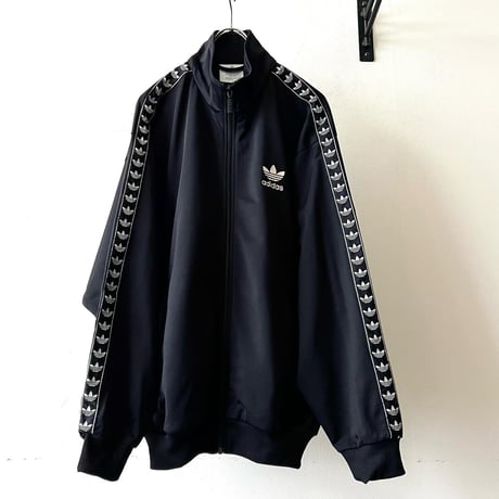 90's adidas Logo Tape Line High Neck Track JKT
