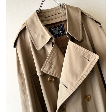 70-80's Burberrys' Long Trench Coat (made in England)